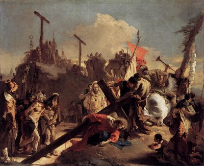 Ristin kantaminen tekijältä Giovanni Battista Tiepolo